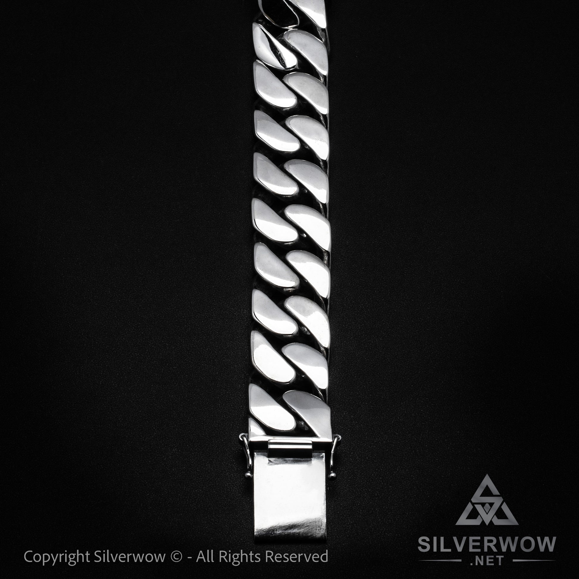 25mm ID Necklace with Reverse Lock - SilverWow™