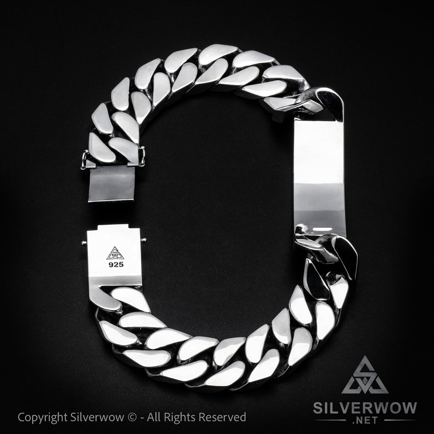 25mm ID Necklace with Reverse Lock - SilverWow™