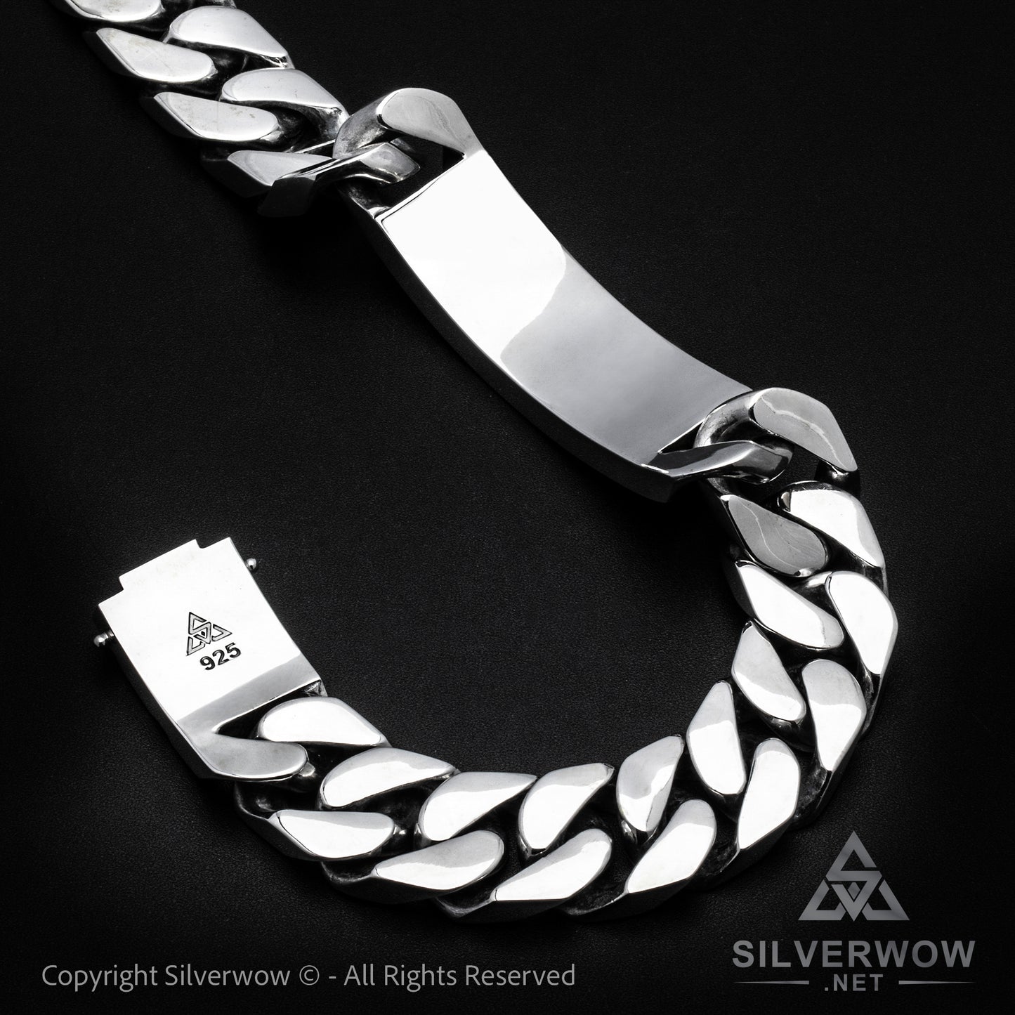 25mm ID Necklace with Reverse Lock - SilverWow™