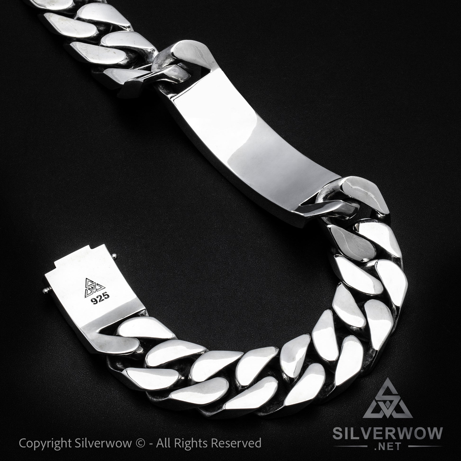 25mm ID Necklace with Reverse Lock - SilverWow™