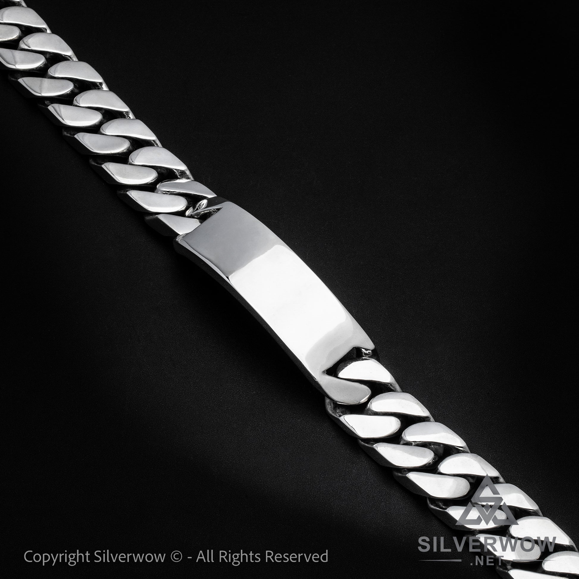 25mm ID Necklace with Reverse Lock - SilverWow™