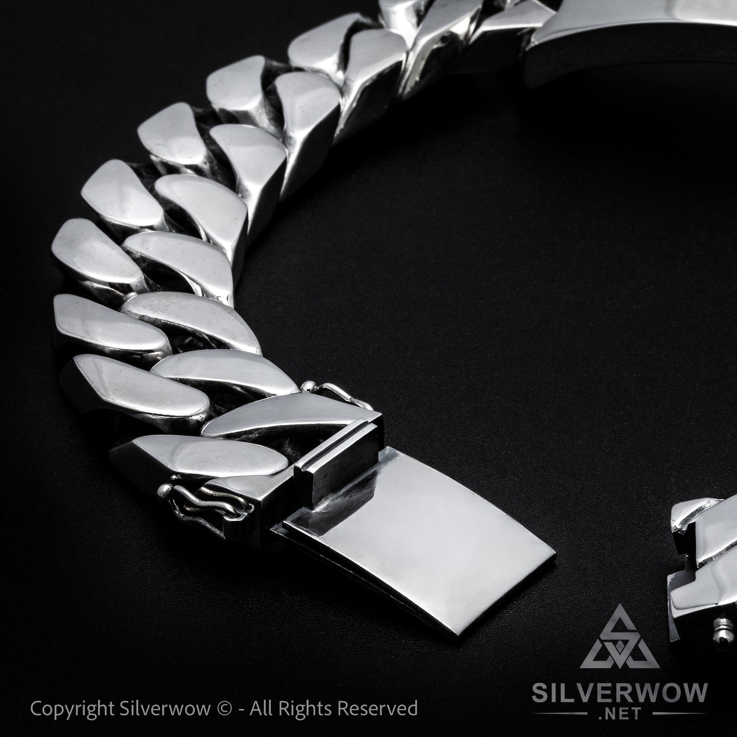 25mm ID Necklace with Reverse Lock - SilverWow™