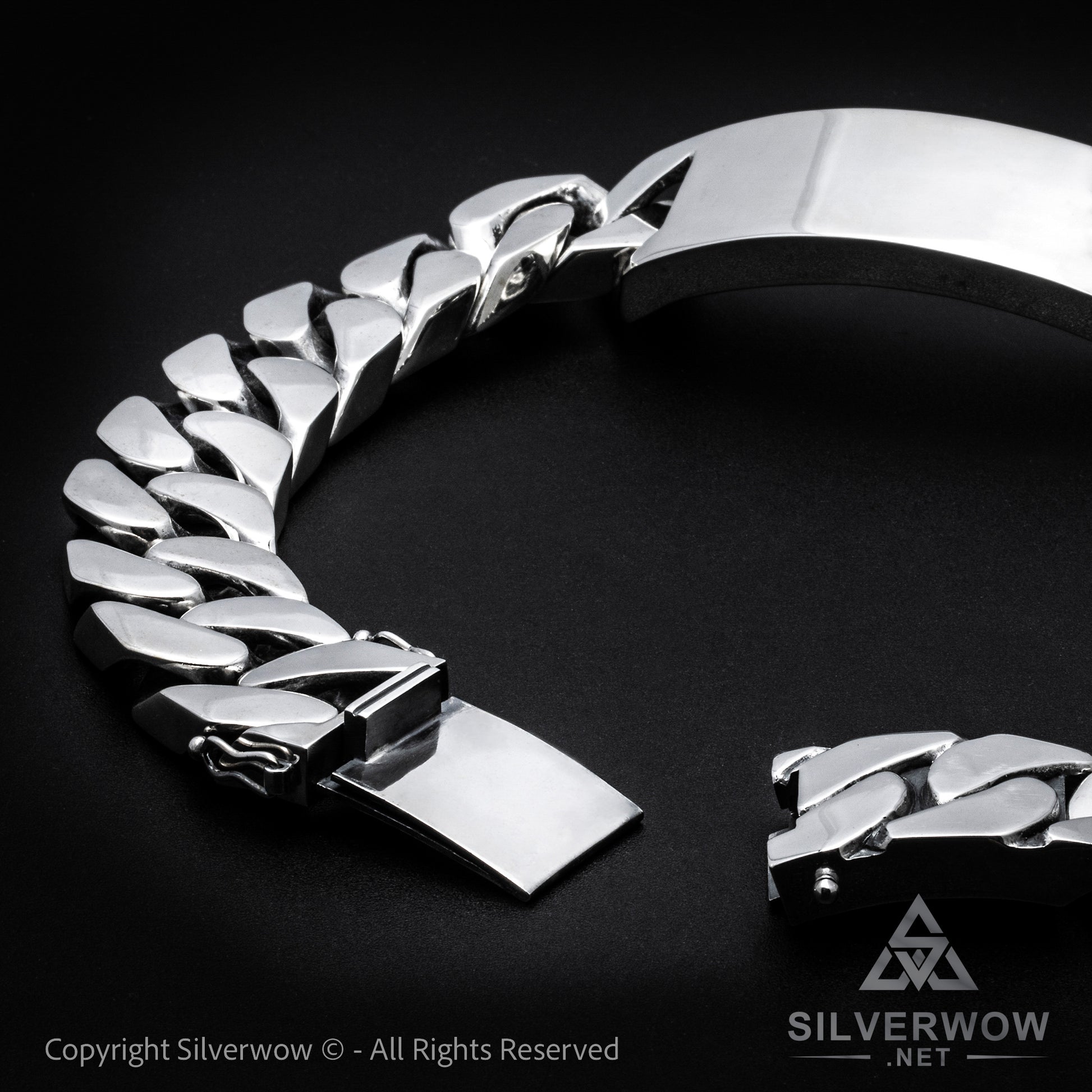 25mm ID Necklace with Reverse Lock - SilverWow™