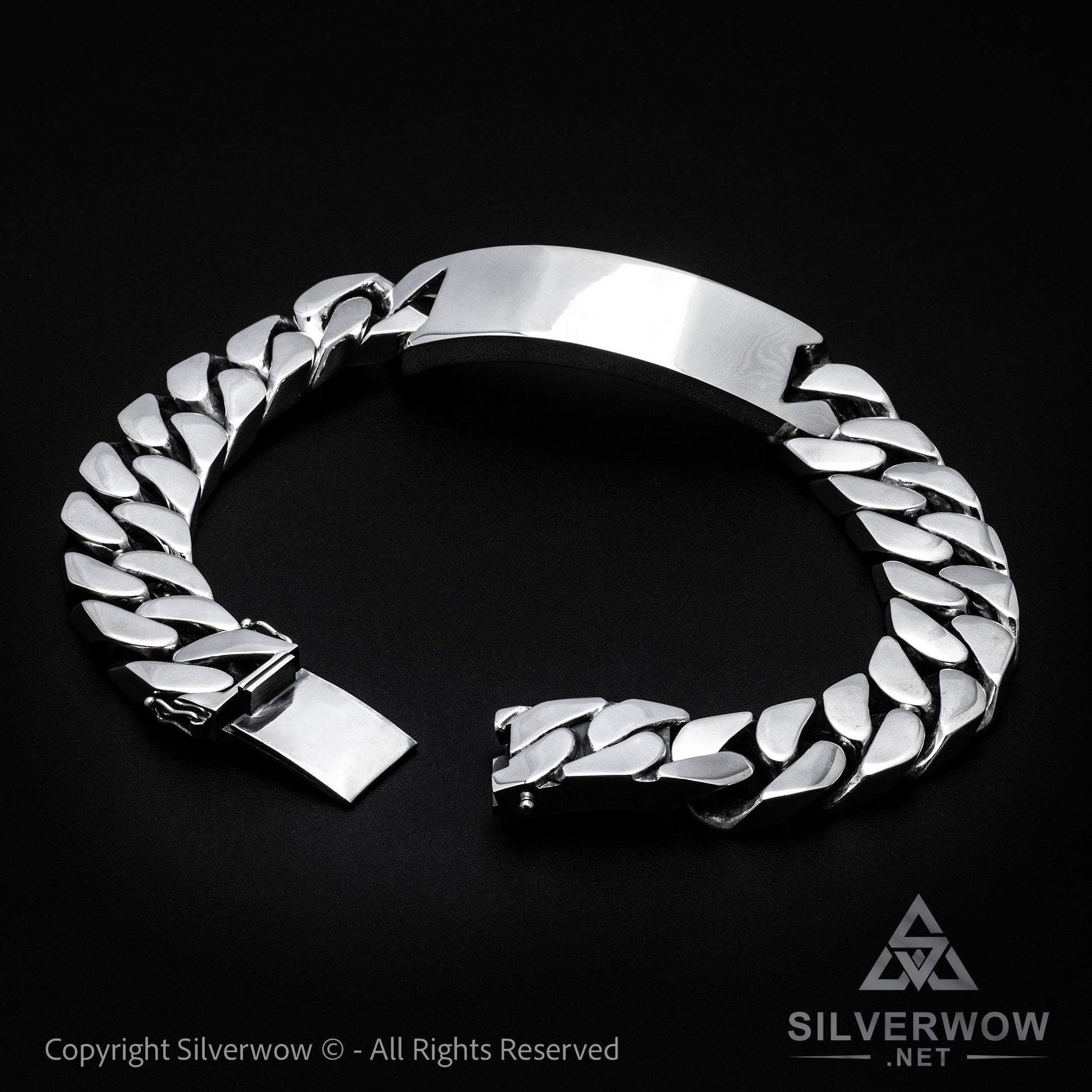 25mm ID Necklace with Reverse Lock - SilverWow™