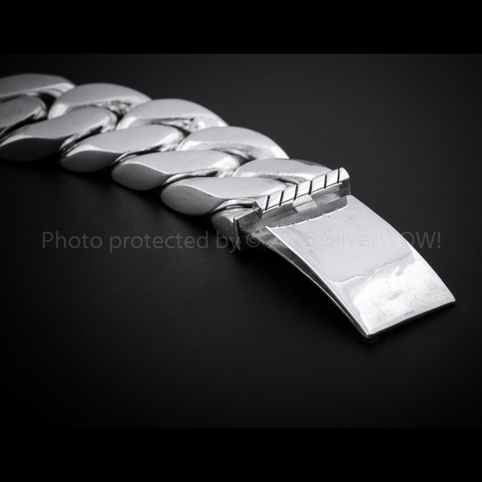 25mm Mens Silver ID Bracelet - SilverWow™