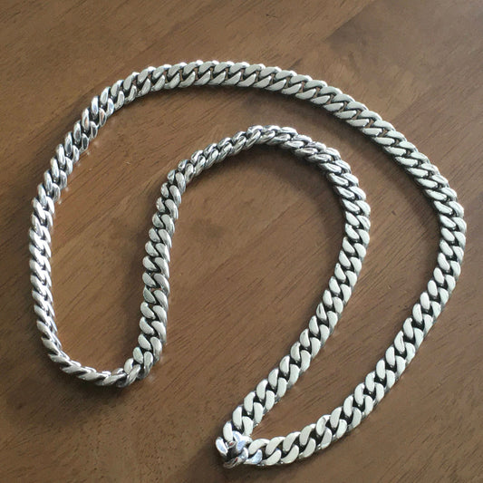 Endless Loop Curb ( no Clasp ) Chain x 10mm wide - SilverWow™