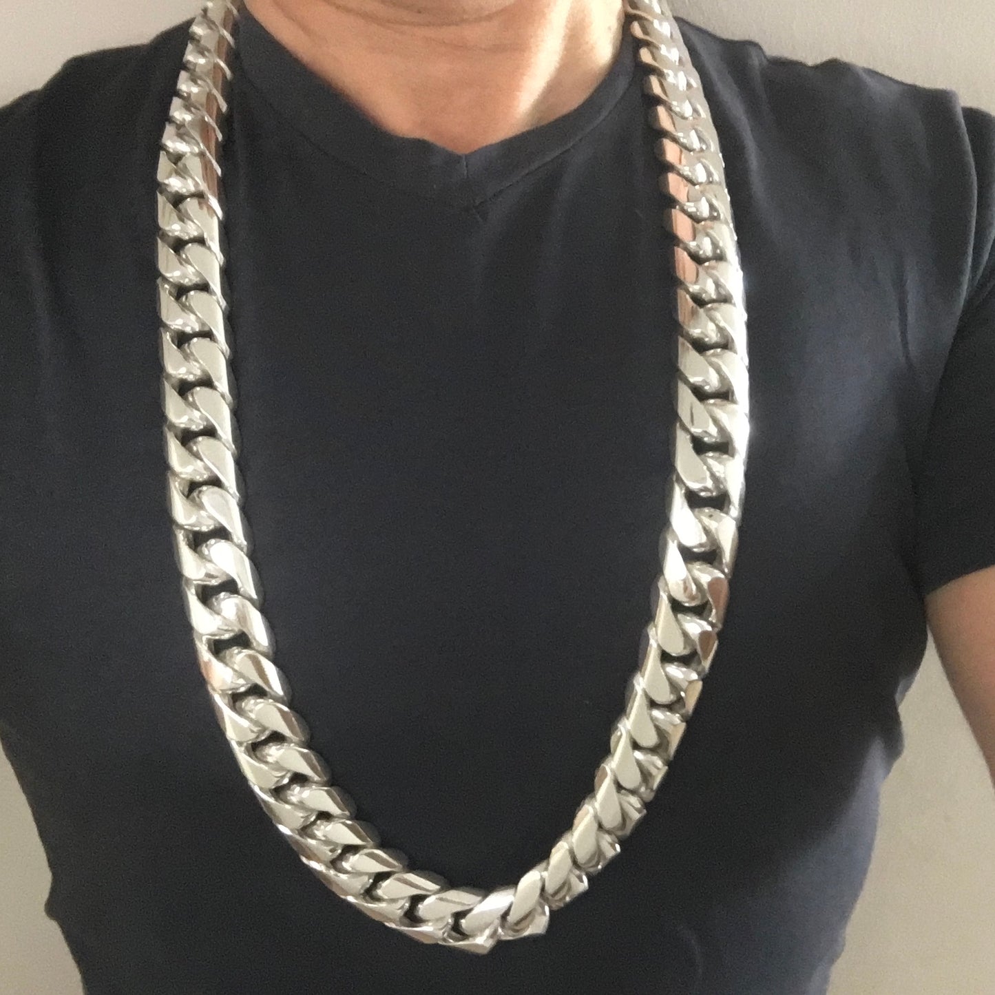 25mm Cuban Link Necklace Chain