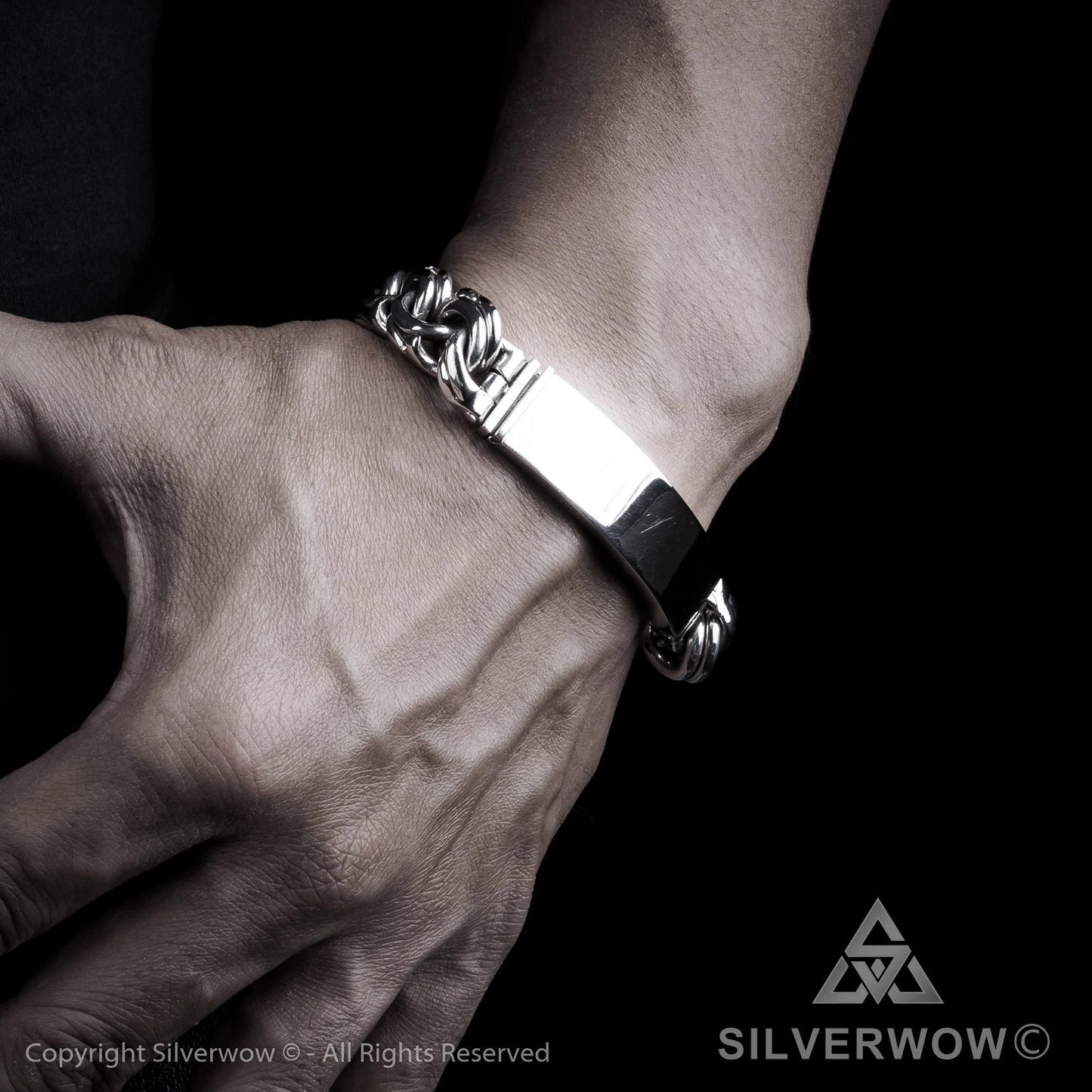 Mexican Garibaldi Link ID Bracelet - SilverWow™