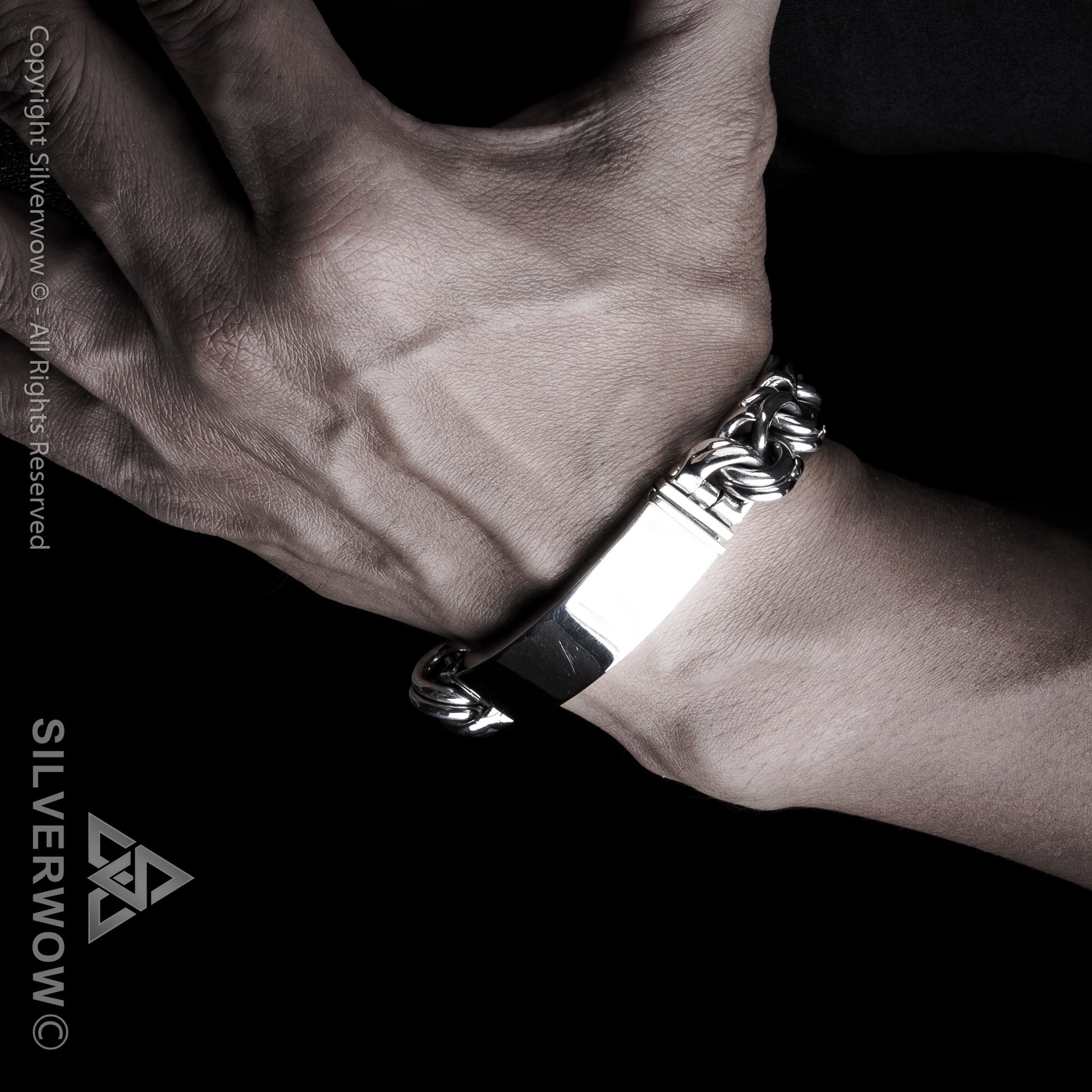Mexican Garibaldi Link ID Bracelet - SilverWow™