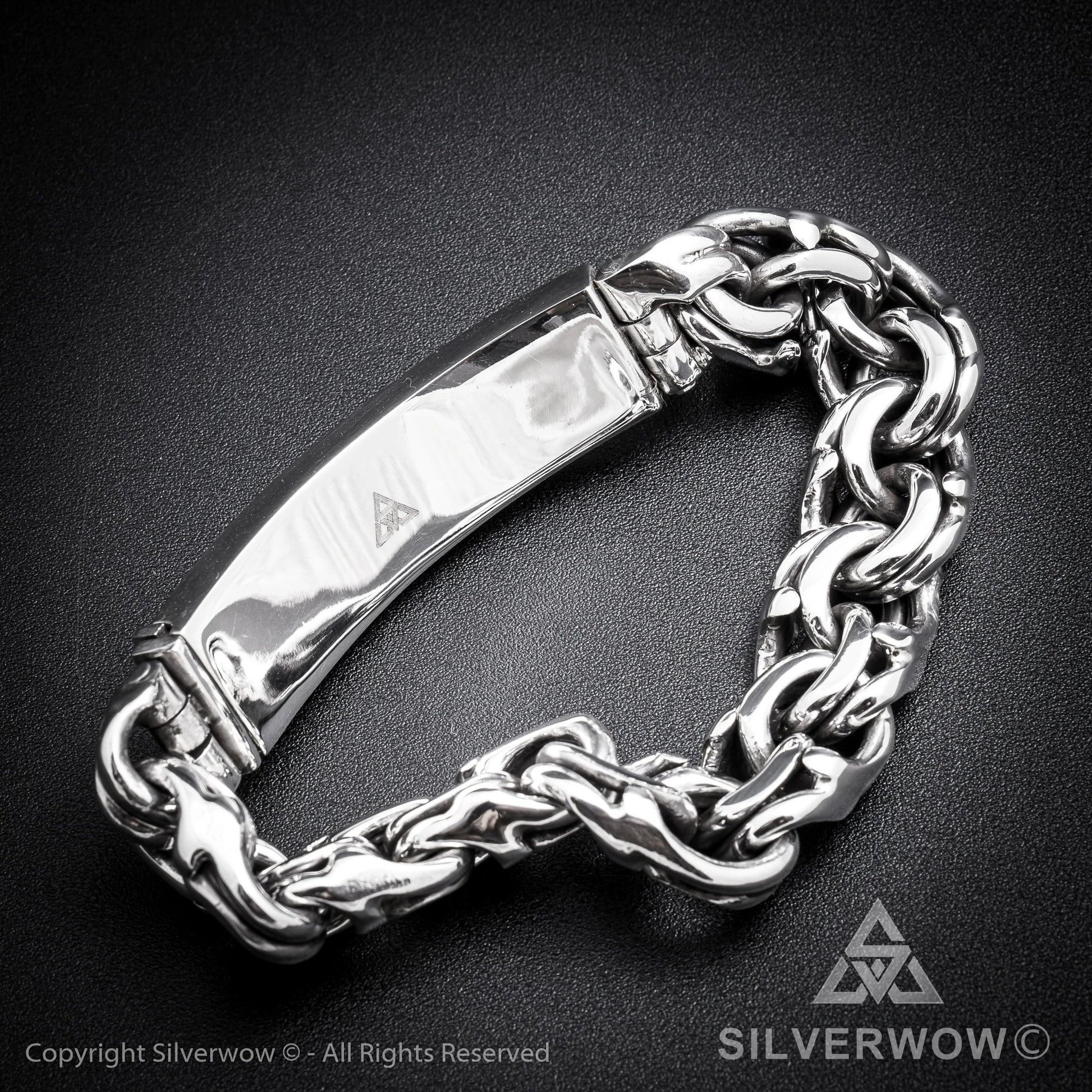 Mexican Garibaldi Link ID Bracelet - SilverWow™