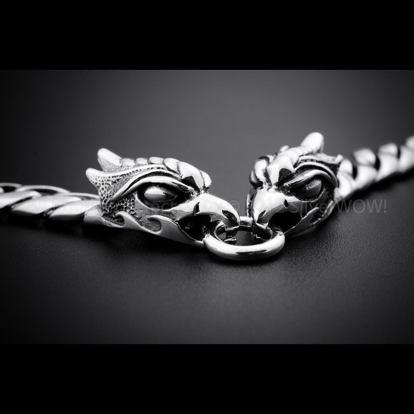 Eagle Head Bracelet - 925 Solid Sterling Silver