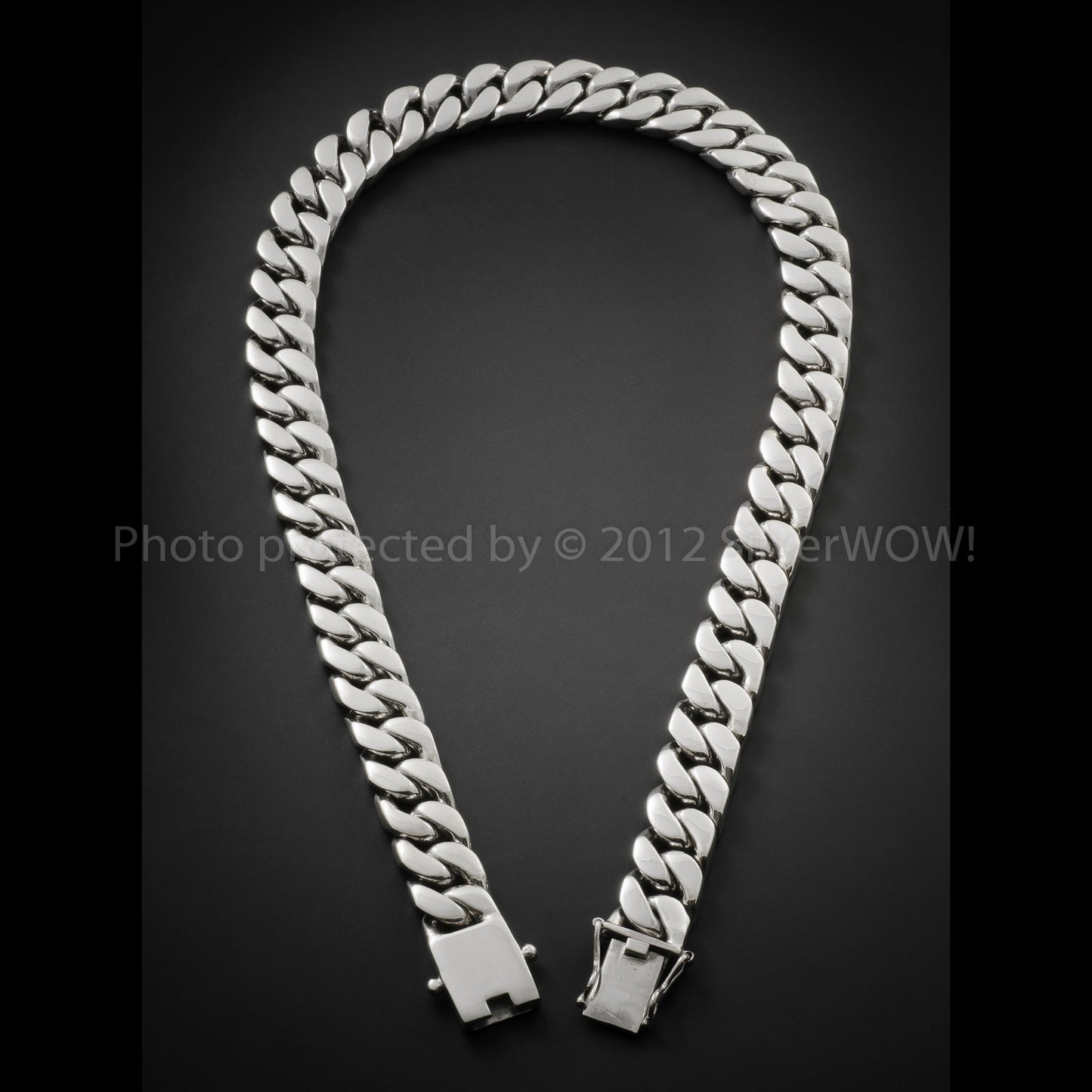 15mm Cuban Link Necklace Chain - SilverWow™