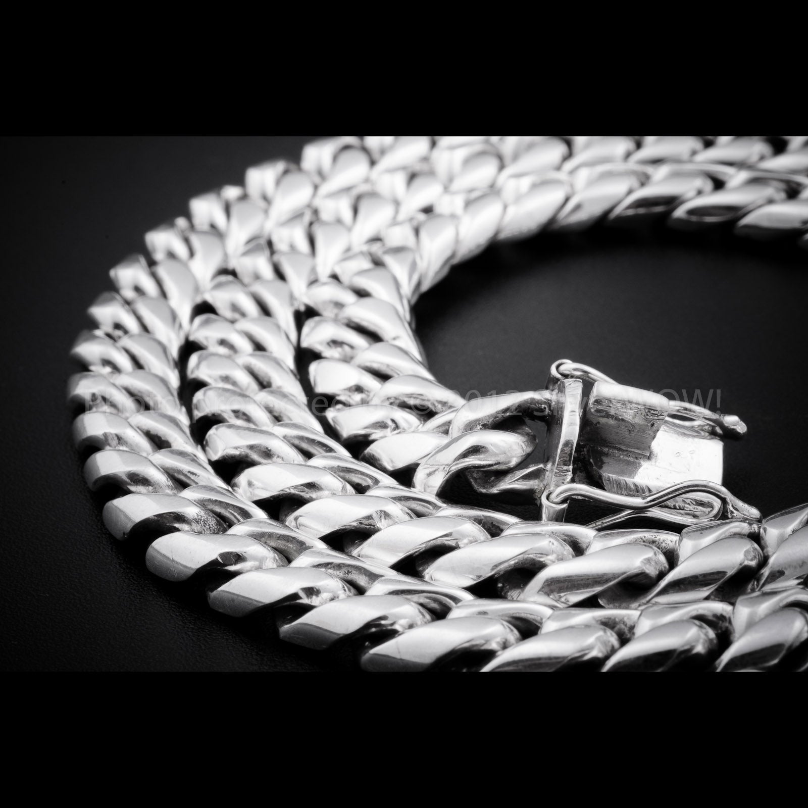 15mm Cuban Link Necklace Chain - SilverWow™