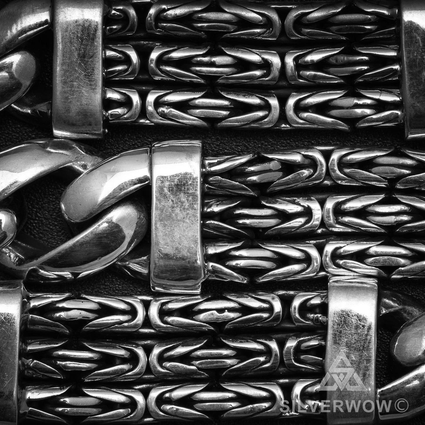 Triple Strand Bali Necklace - SilverWow™