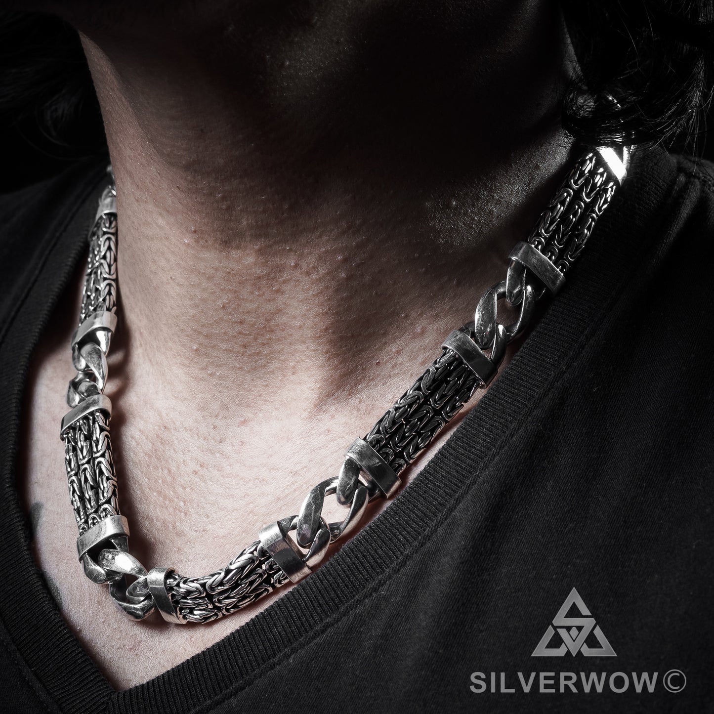 Triple Strand Bali Necklace - SilverWow™