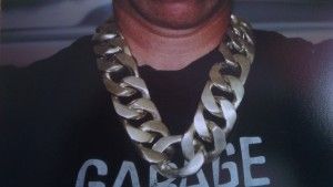 40mm Mens Curb Link Necklace - SilverWow™