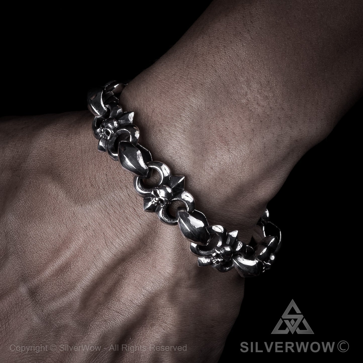 Bad Ass Skull & Bone Bracelet - SilverWow™