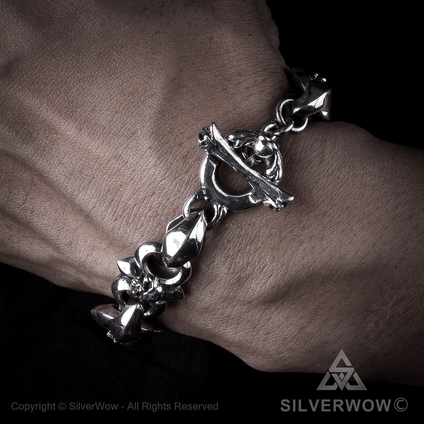 Bad Ass Skull & Bone Bracelet - SilverWow™