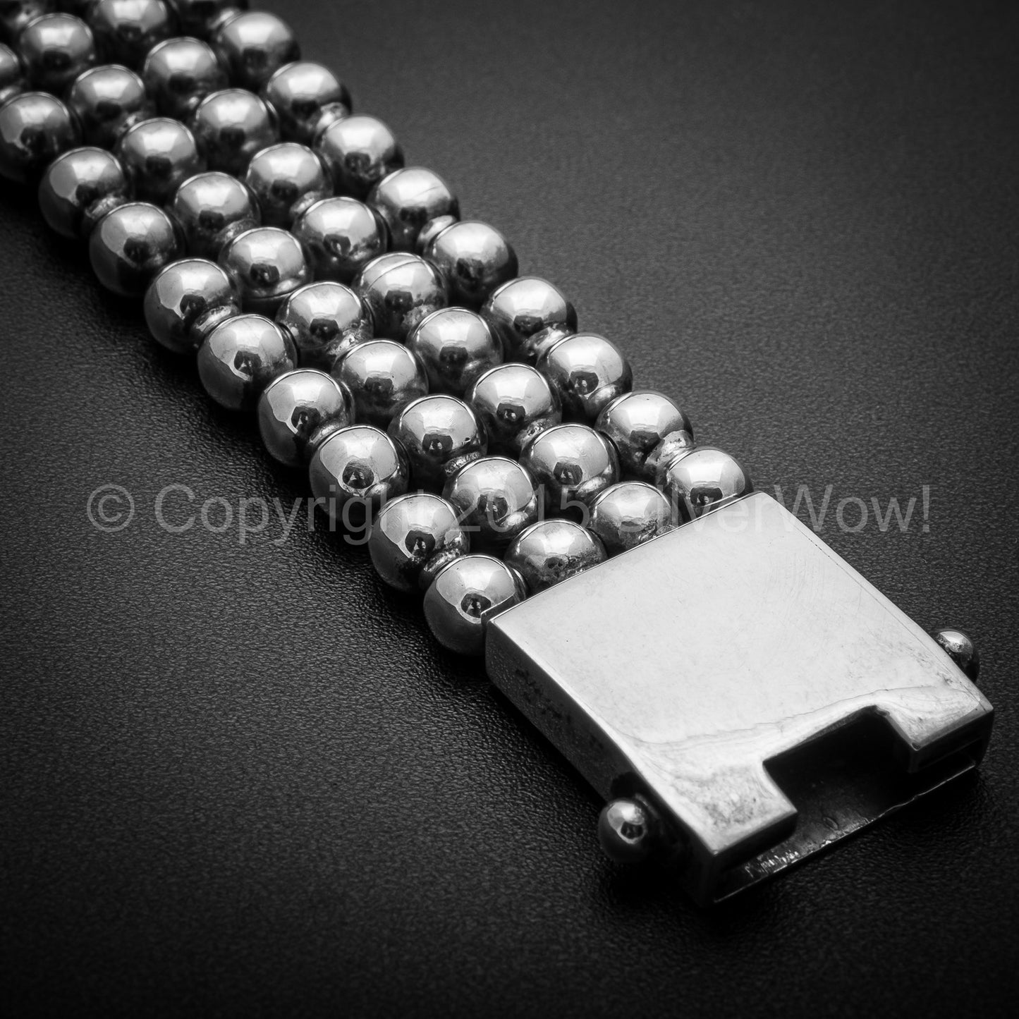 Ball Curb Bracelet x 23mm Wide - SilverWow™