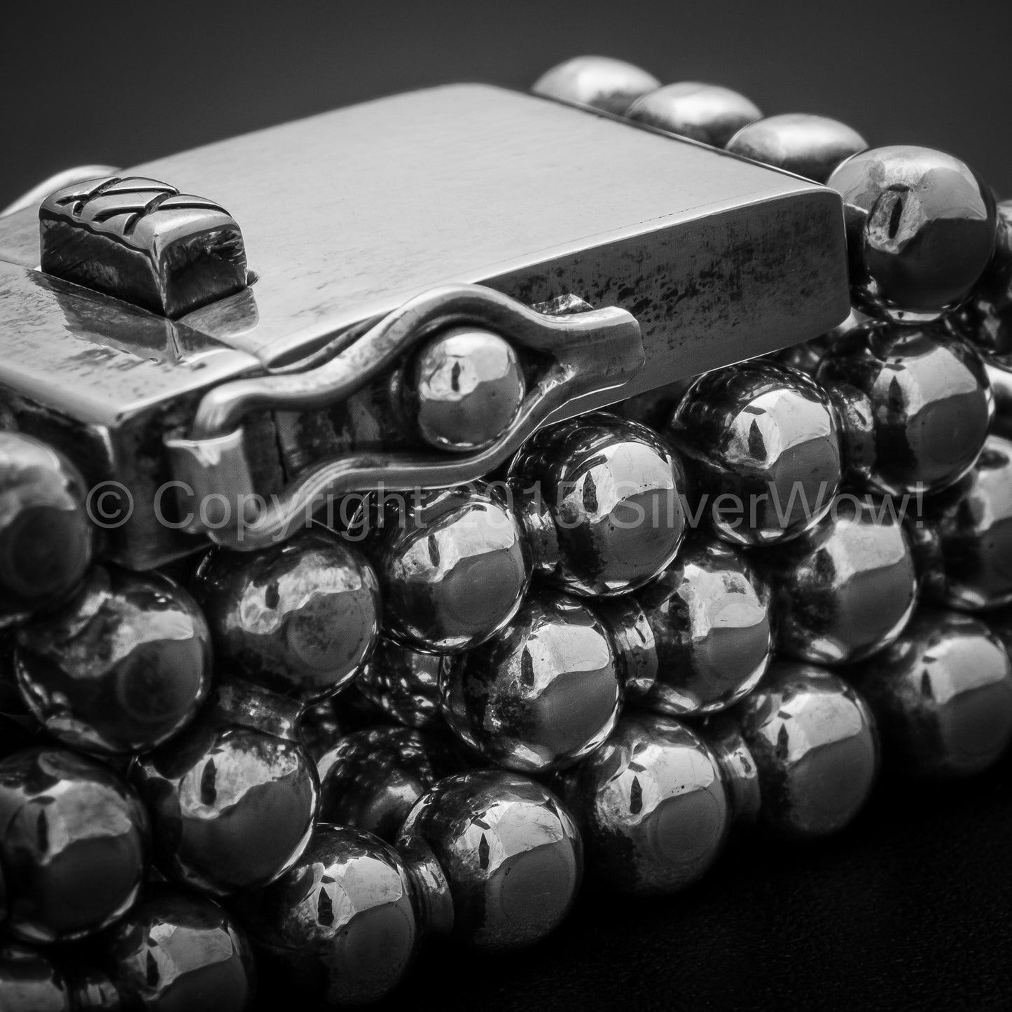 Ball Curb Bracelet x 23mm Wide - SilverWow™