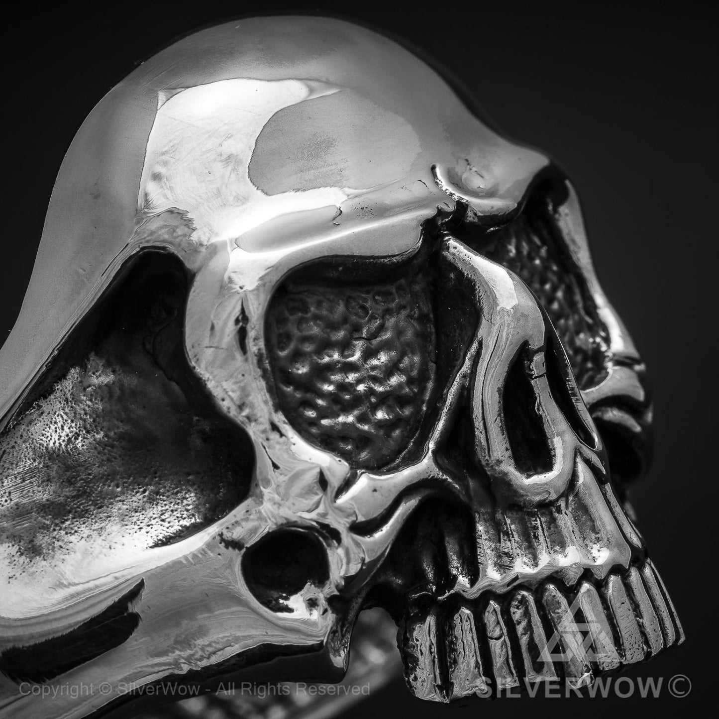 Big Skull Bangle - SilverWow™