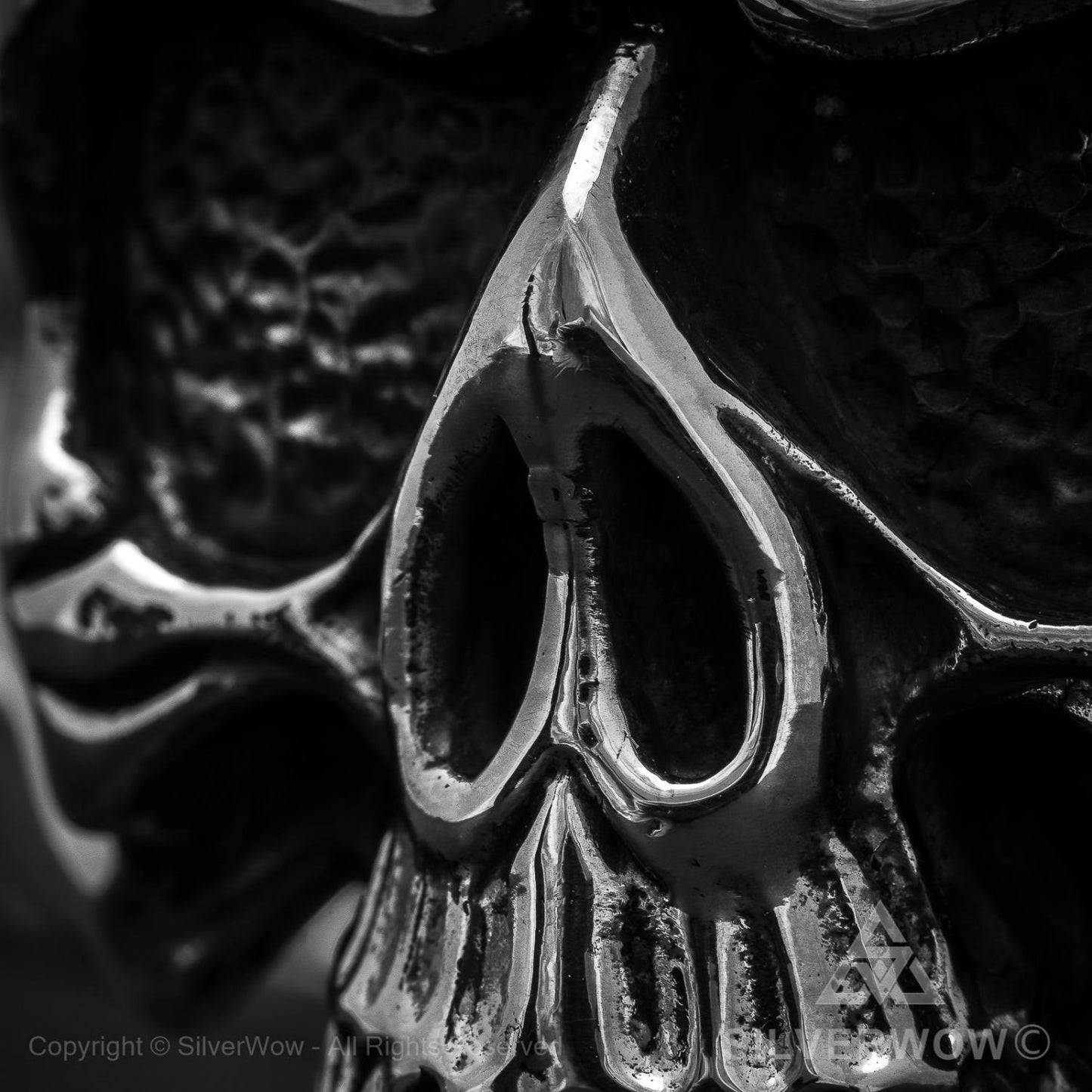 Big Skull Bangle - SilverWow™