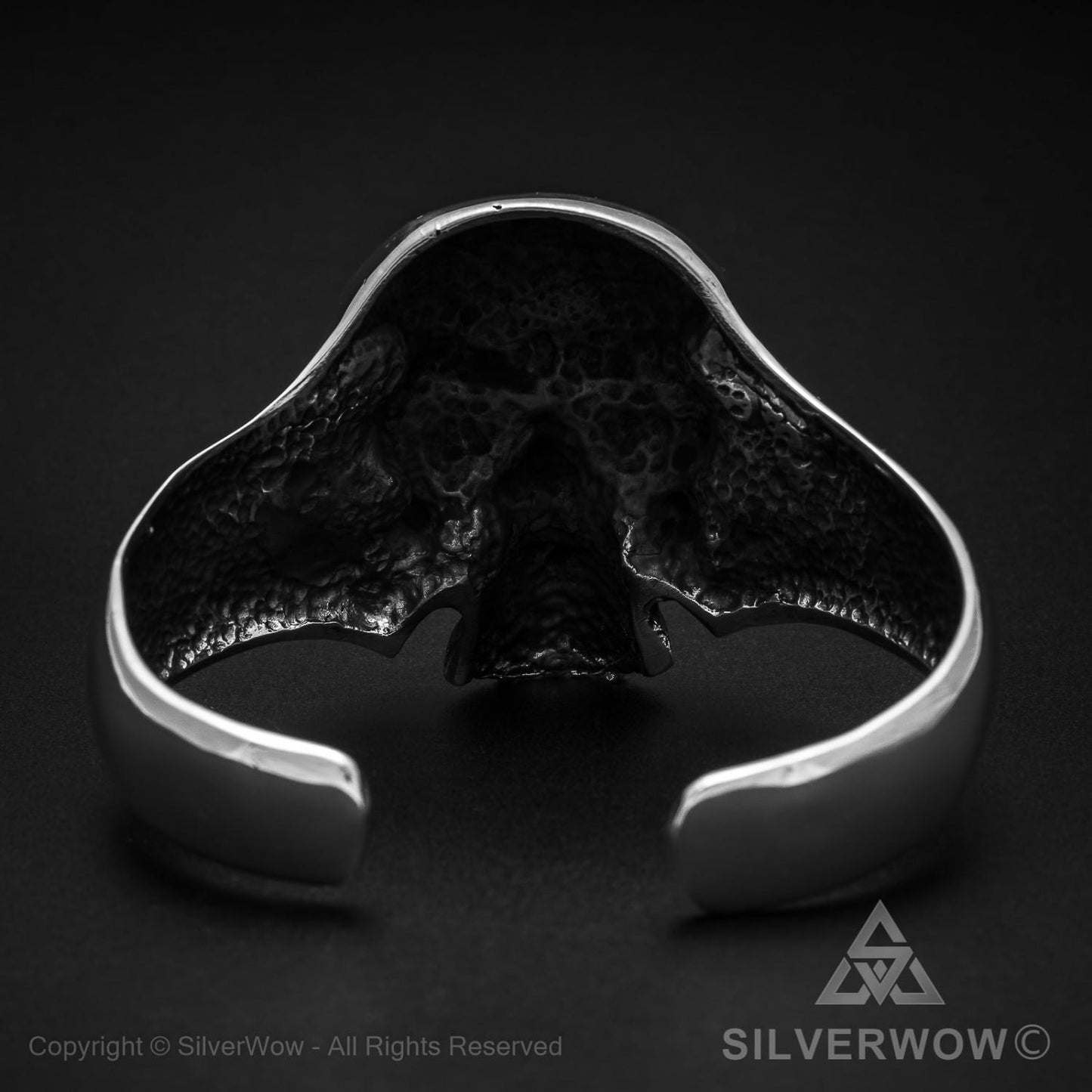 Big Skull Bangle - SilverWow™