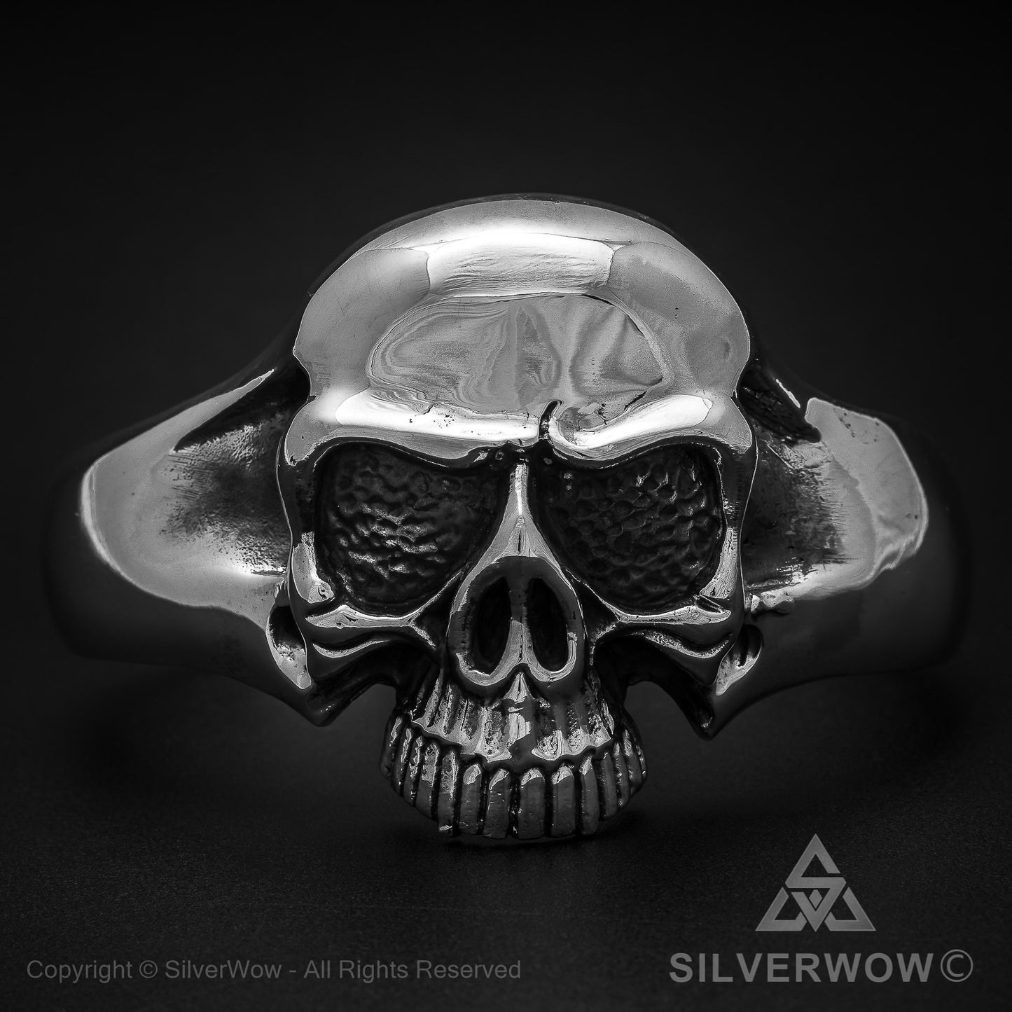 Big Skull Bangle - SilverWow™