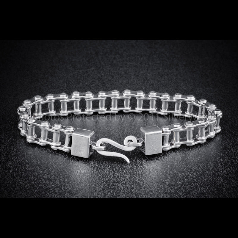 Silver Bike Chain Bracelet - SilverWow™