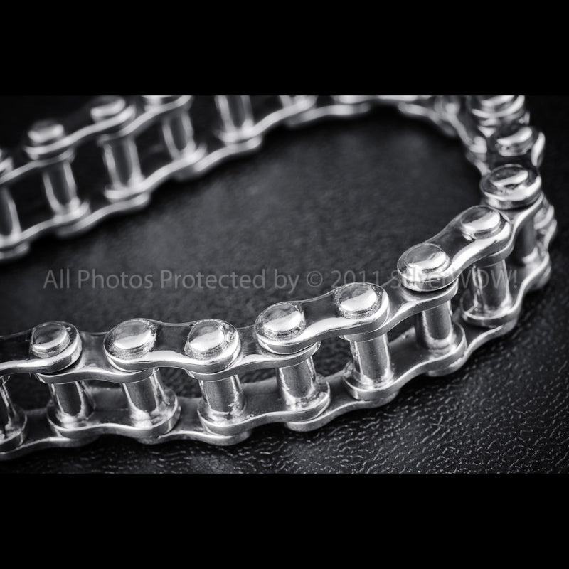 Silver Bike Chain Bracelet - SilverWow™