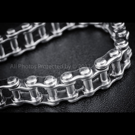 Silver Bike Chain Bracelet - SilverWow™