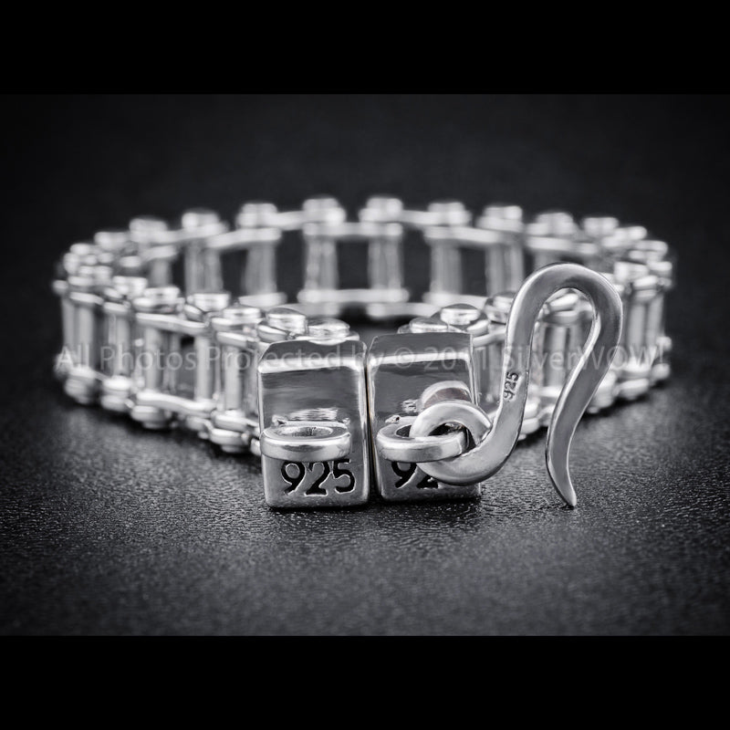 Silver Bike Chain Bracelet - SilverWow™