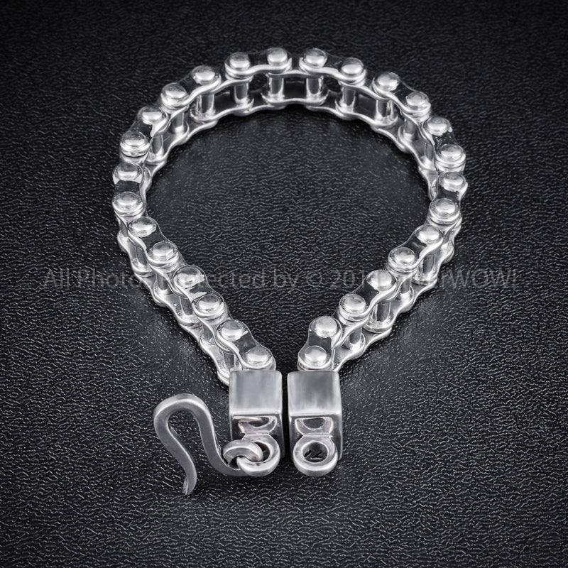 Silver Bike Chain Bracelet - SilverWow™