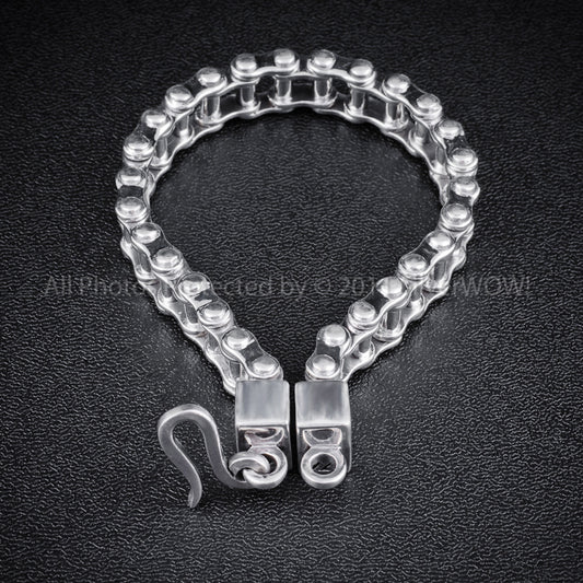 Silver Bike Chain Bracelet - SilverWow™