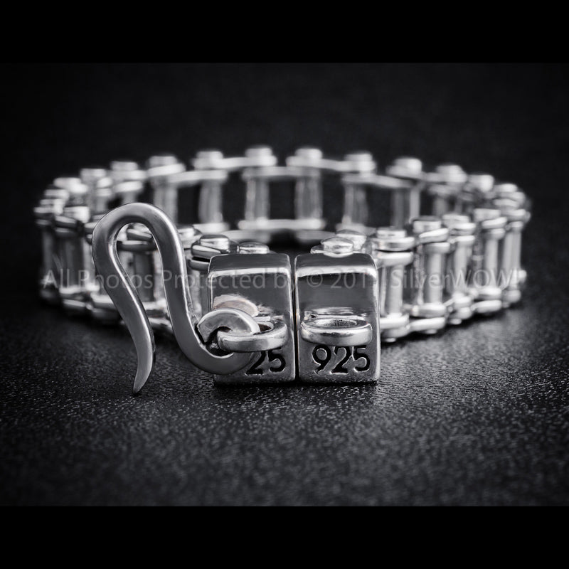 Silver Bike Chain Bracelet - SilverWow™