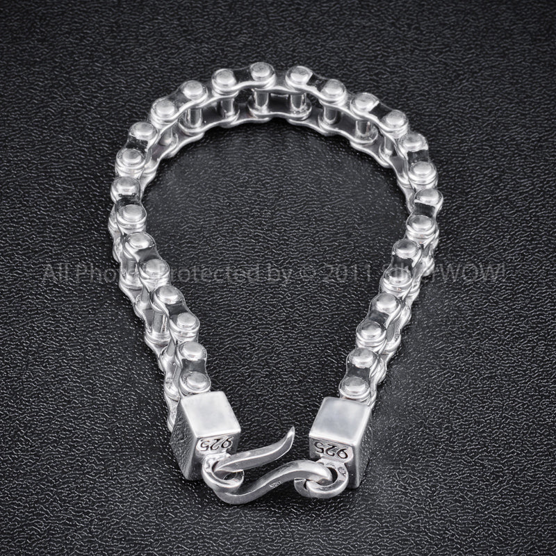 Silver Bike Chain Bracelet - SilverWow™