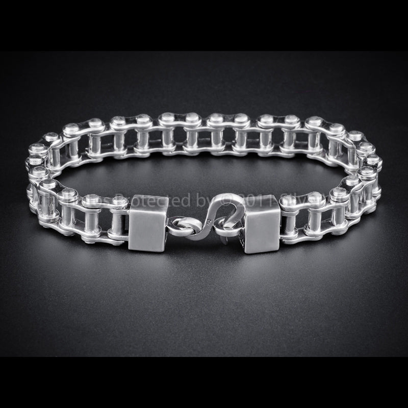 Silver Bike Chain Bracelet - SilverWow™