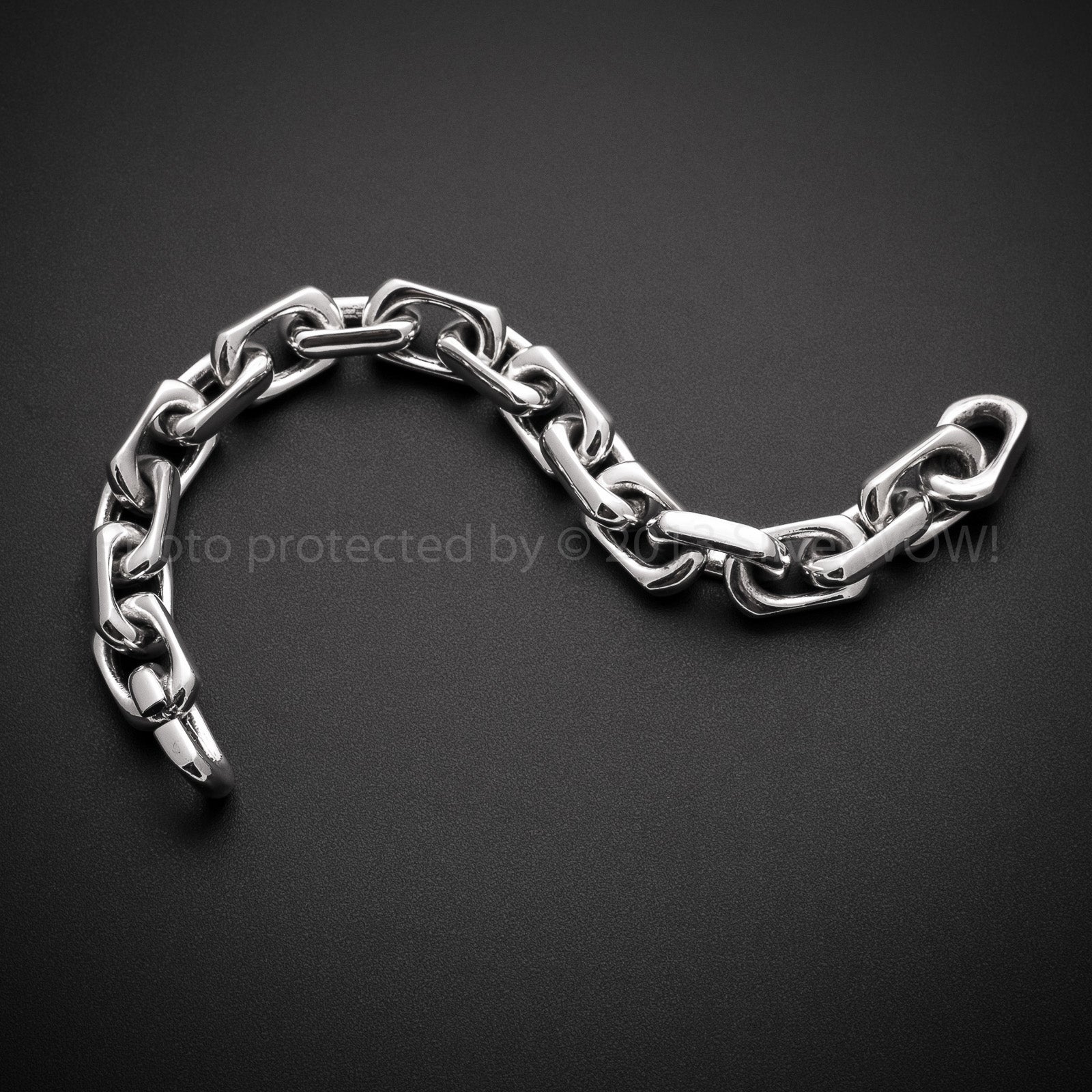 12mm Chain Link Bracelet - SilverWow™