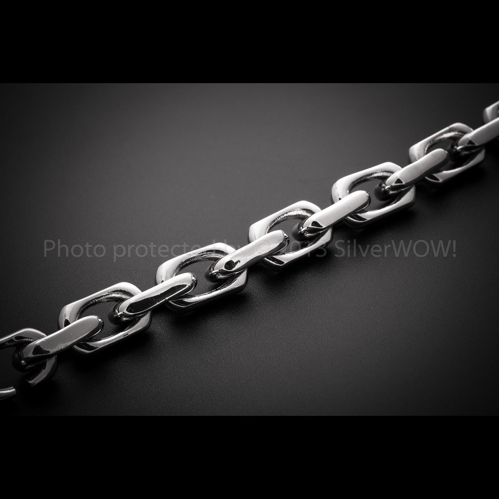 12mm Chain Link Bracelet - SilverWow™