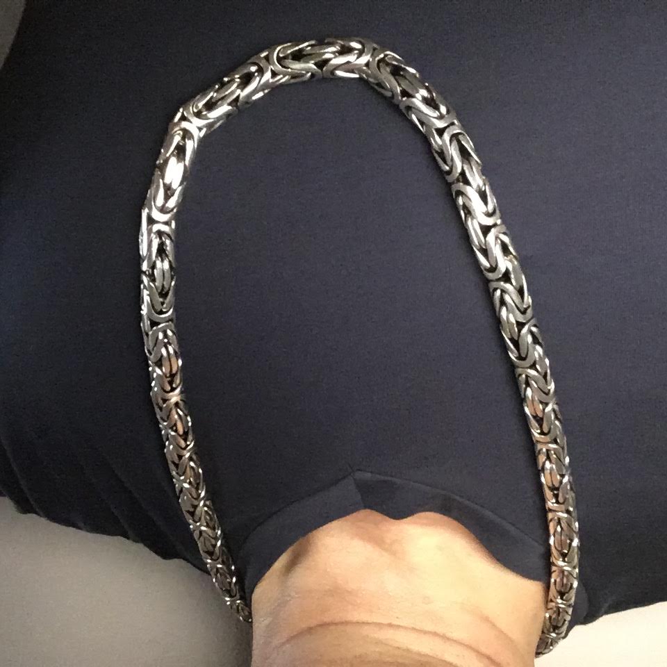 Byzantine Bali Necklace - 12mm Wide - SilverWow™