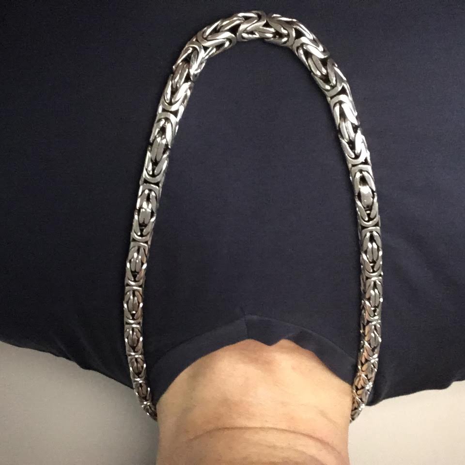 Byzantine Bali Necklace - 12mm Wide - SilverWow™