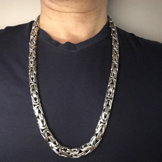 Byzantine Bali Necklace - 12mm Wide - SilverWow™