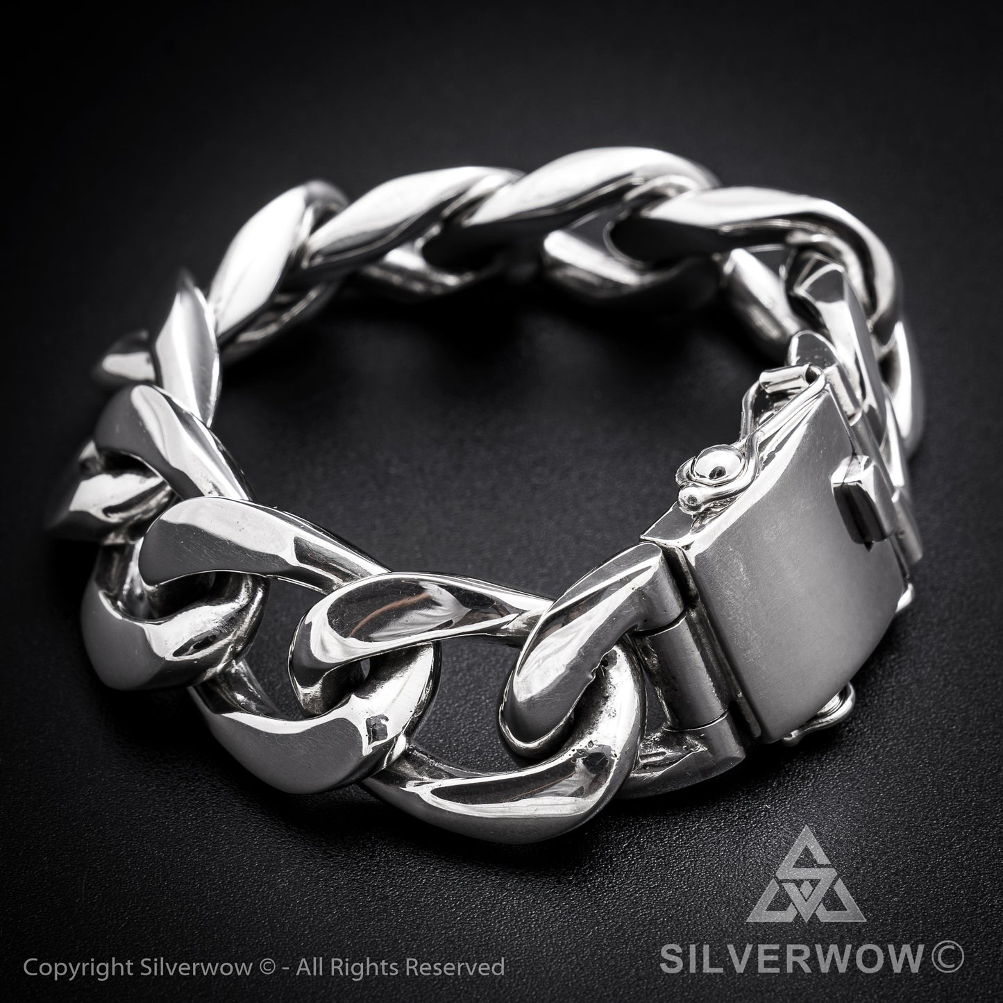 20mm Long Link Bracelet - SilverWow™