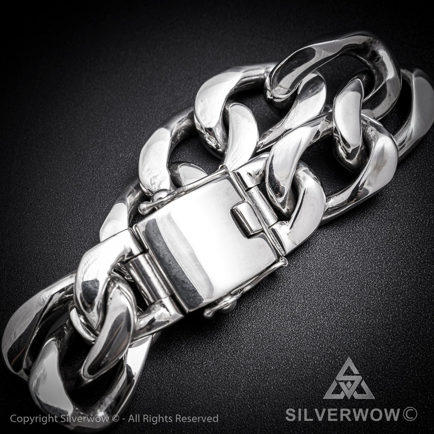 20mm Long Link Bracelet - SilverWow™