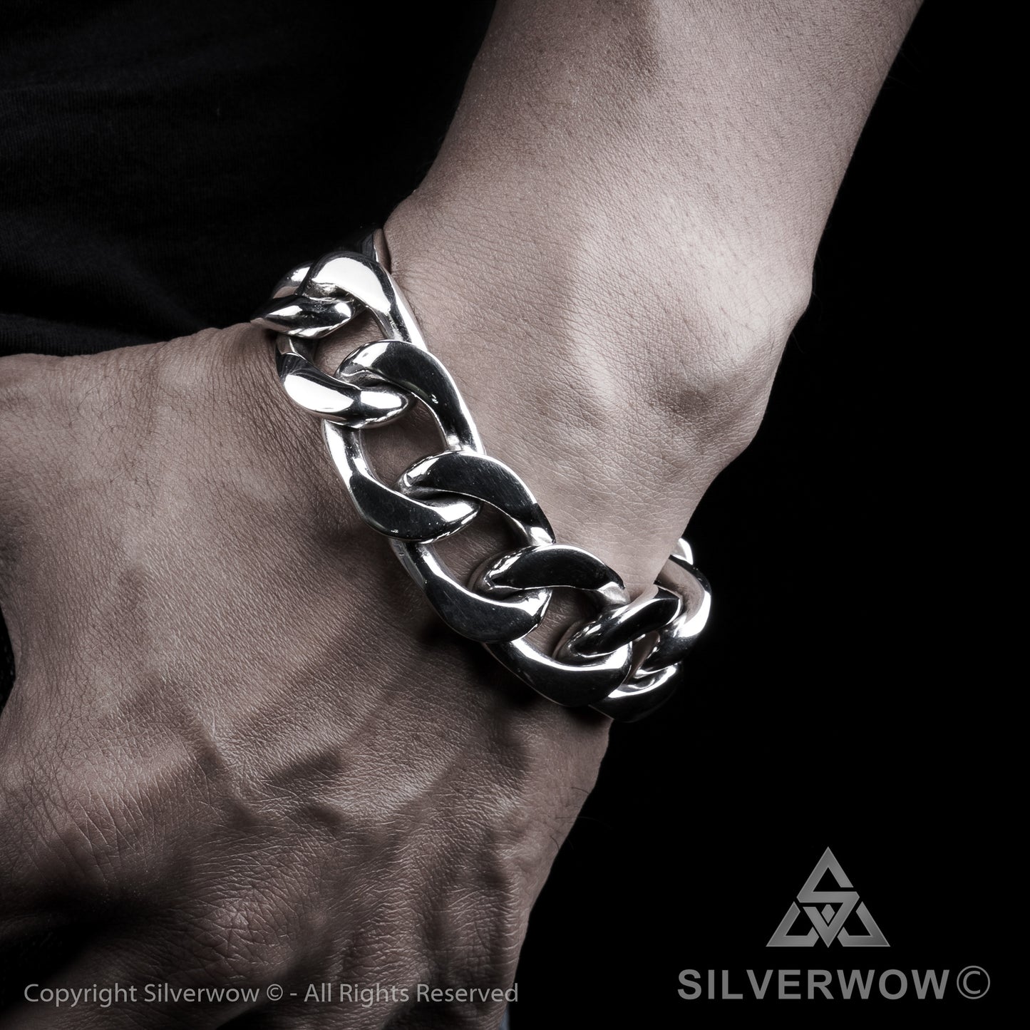20mm Long Link Bracelet - SilverWow™