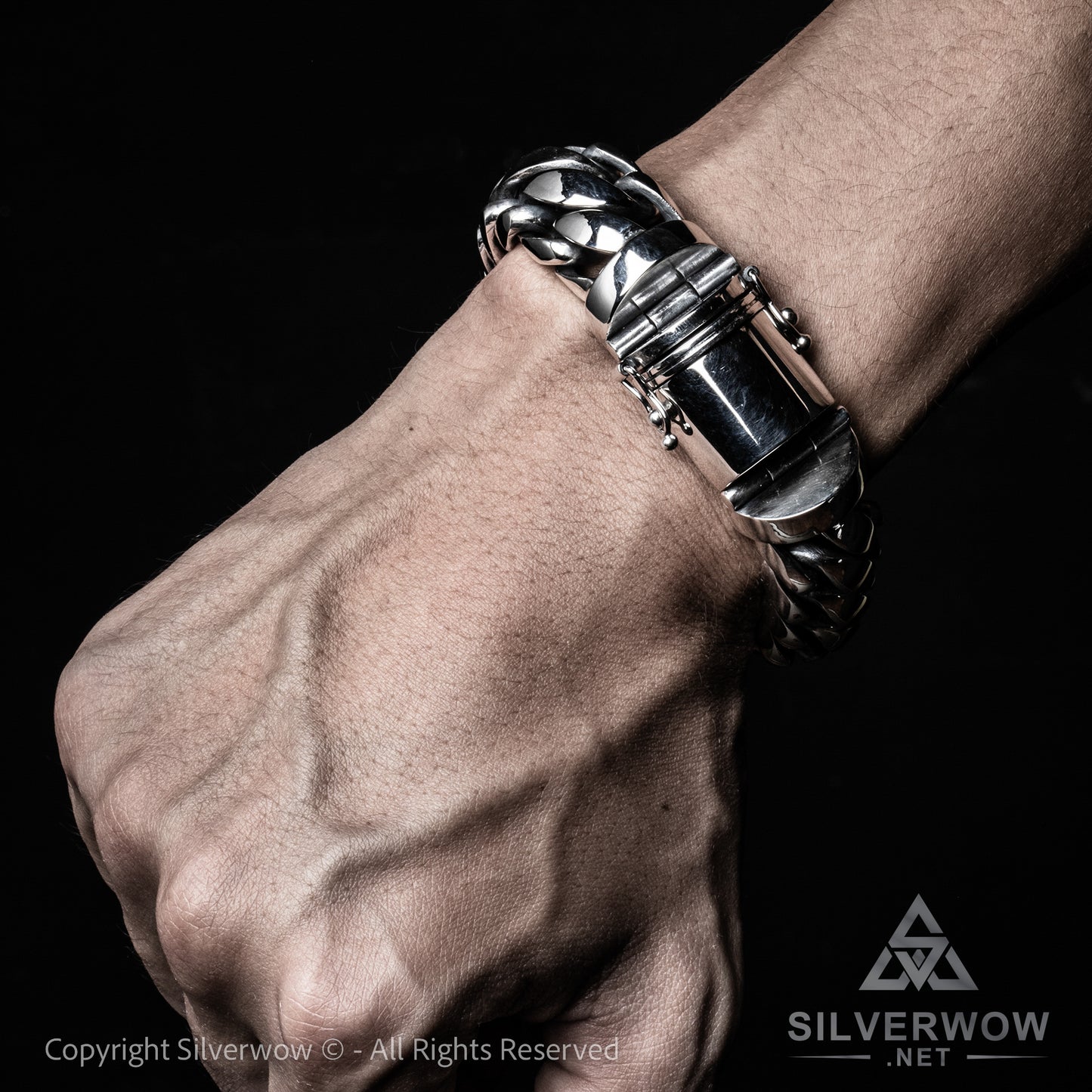 Woven Snake Bracelet 20 mm - SilverWow™