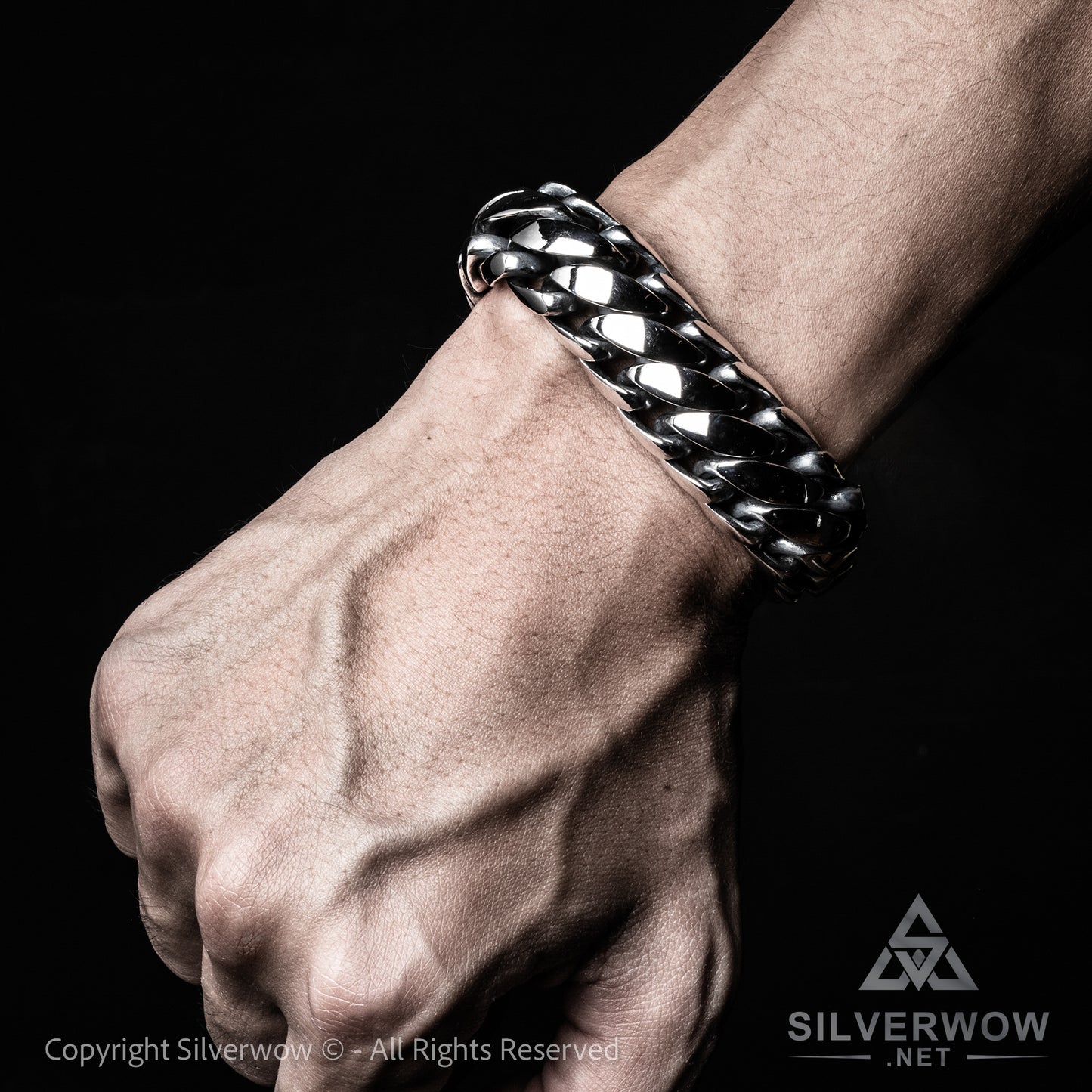 Woven Snake Bracelet 20 mm - SilverWow™
