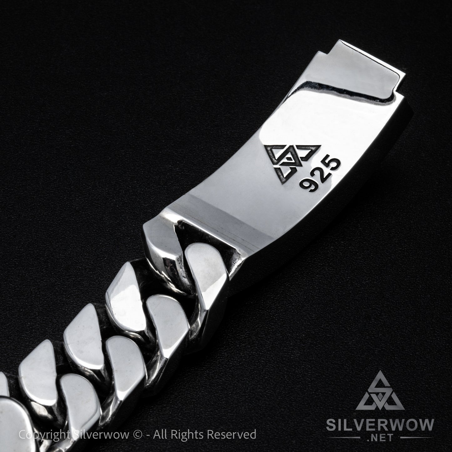Double Plate Identity Bracelet - 15 mm Wide - SilverWow™