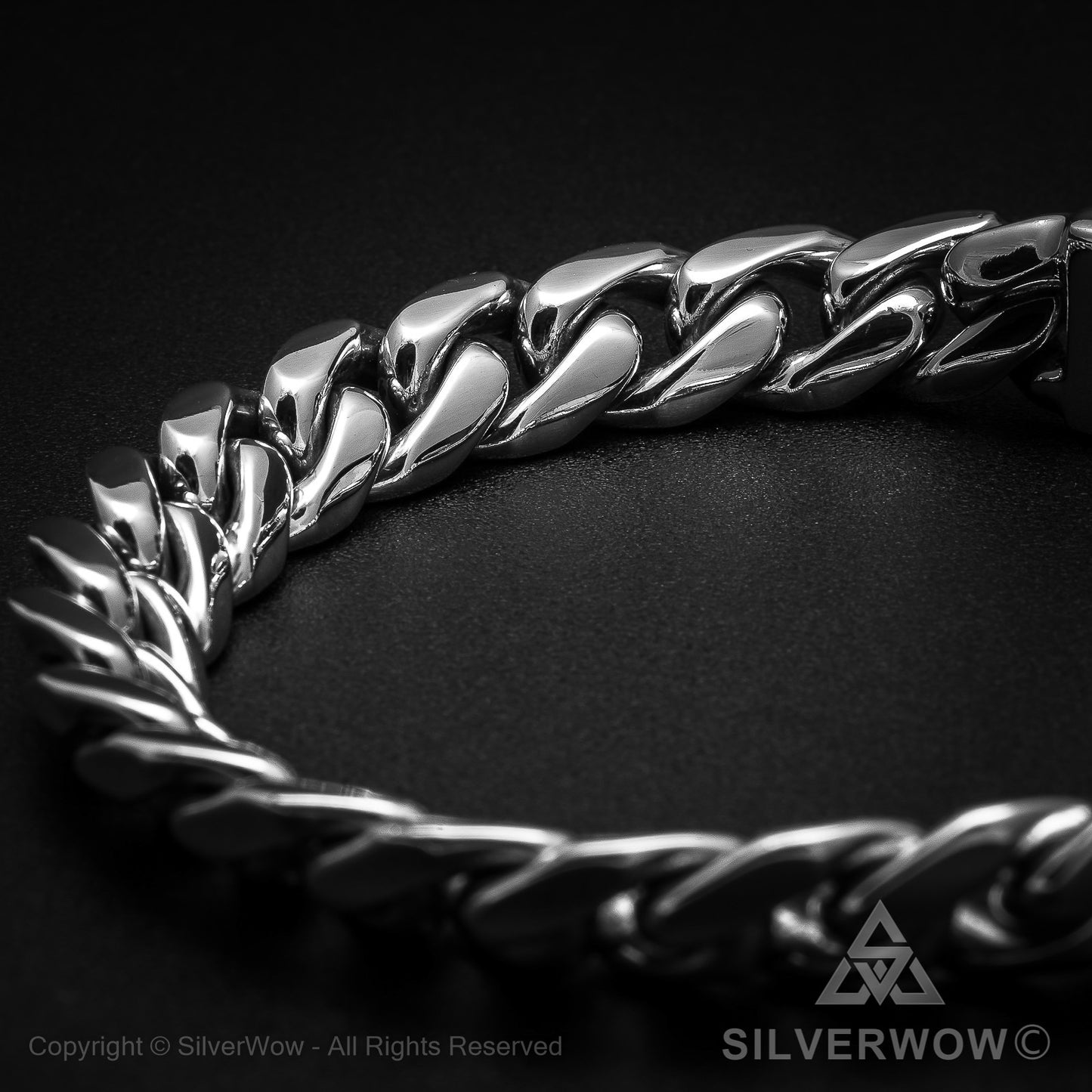 Mens Hammered ID Bracelet - SilverWow™