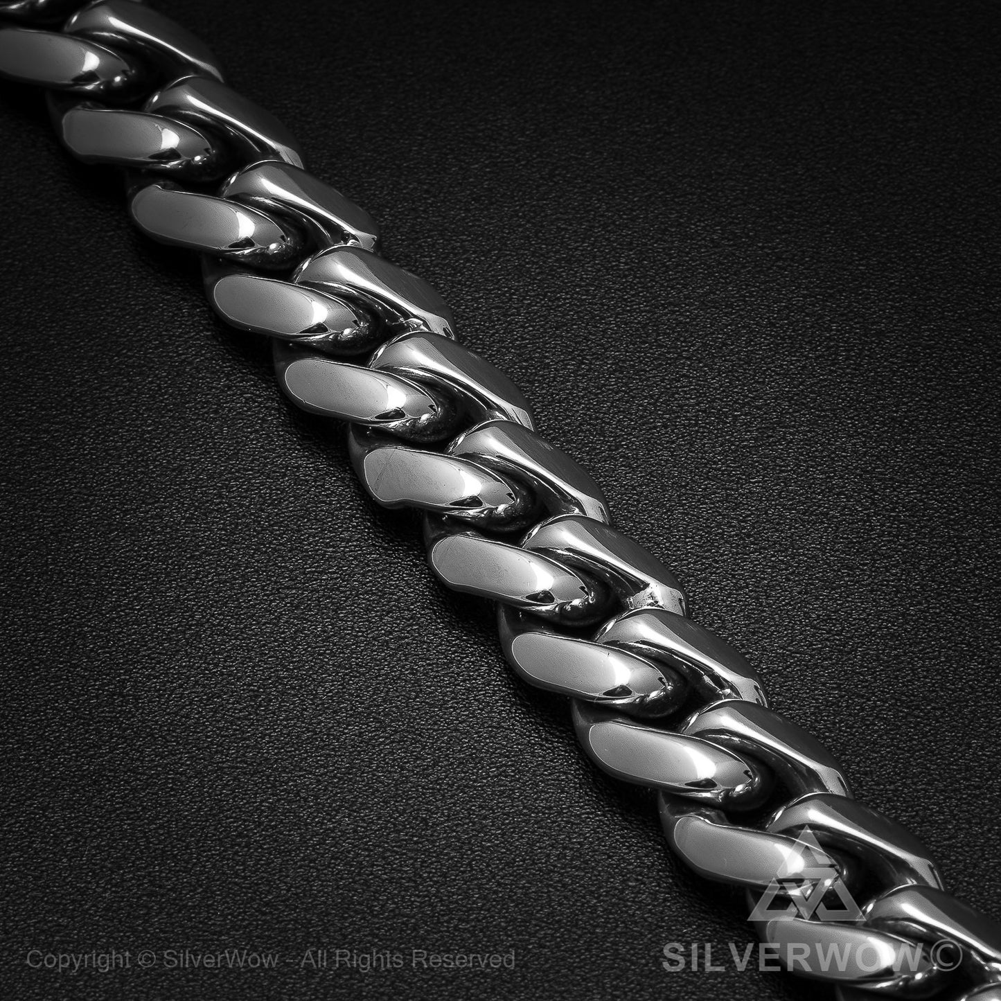 Mens Hammered ID Bracelet - SilverWow™
